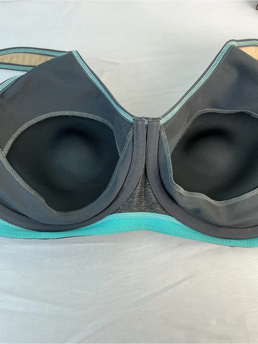Freya Active Epic Underwire Molded Cup Charcoal Sports Bra 36DD